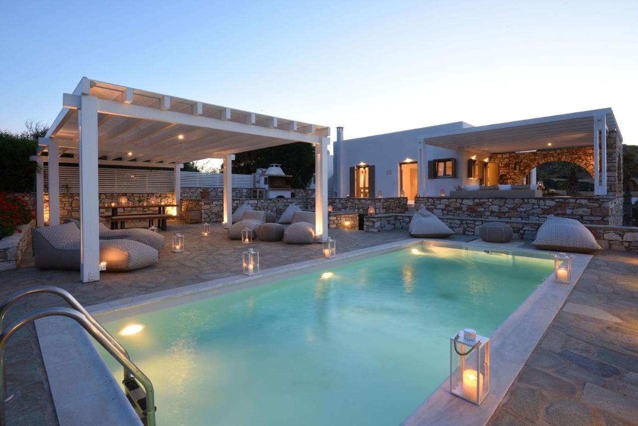 Executive Paros Villa - 4 Bedrooms - Villa Almyrikia Sunset - Stunning Sea Views And Private Pool - Ampelas Luaran gambar