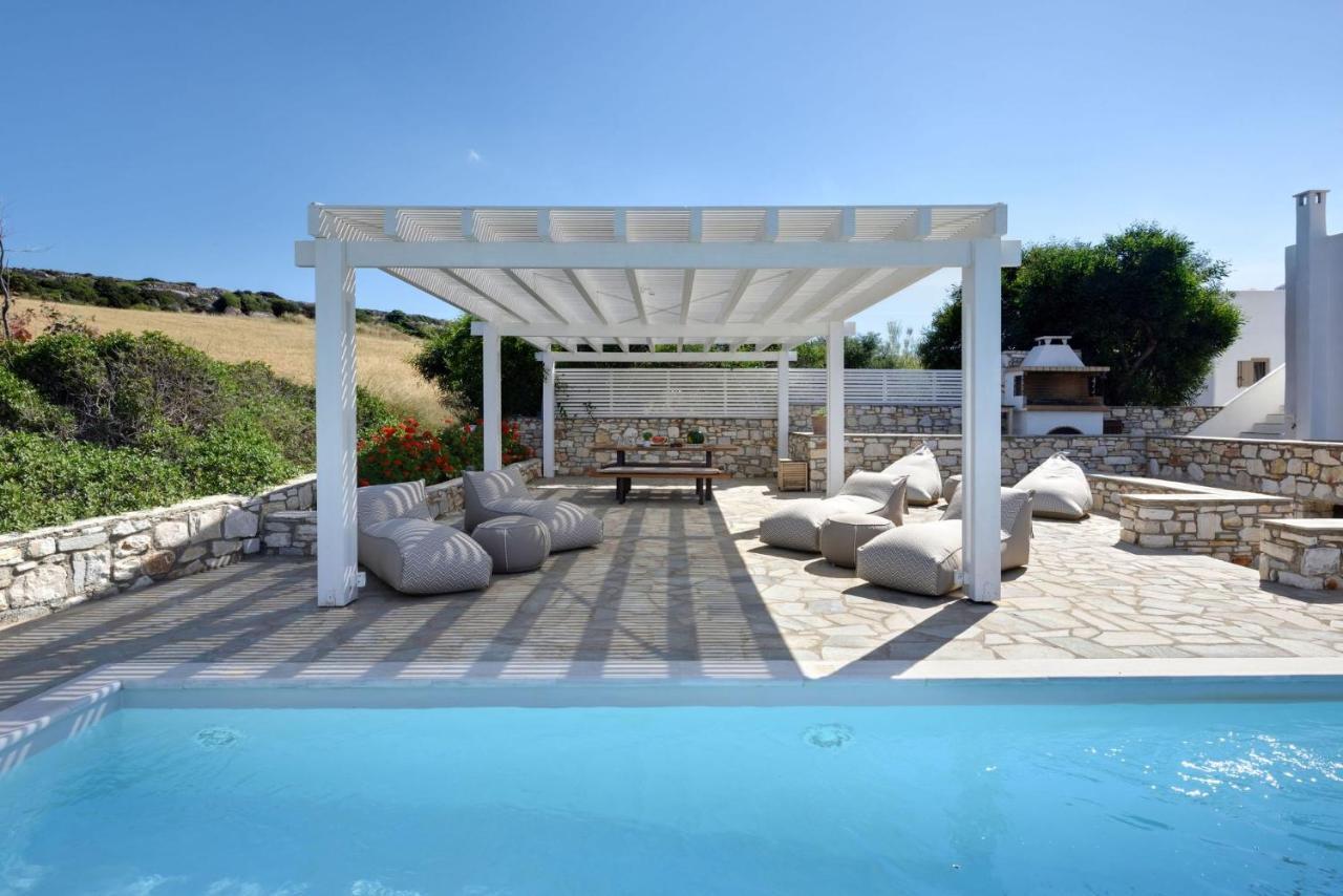 Executive Paros Villa - 4 Bedrooms - Villa Almyrikia Sunset - Stunning Sea Views And Private Pool - Ampelas Luaran gambar