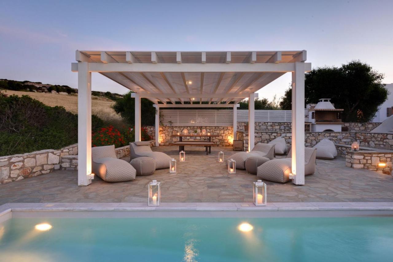 Executive Paros Villa - 4 Bedrooms - Villa Almyrikia Sunset - Stunning Sea Views And Private Pool - Ampelas Luaran gambar