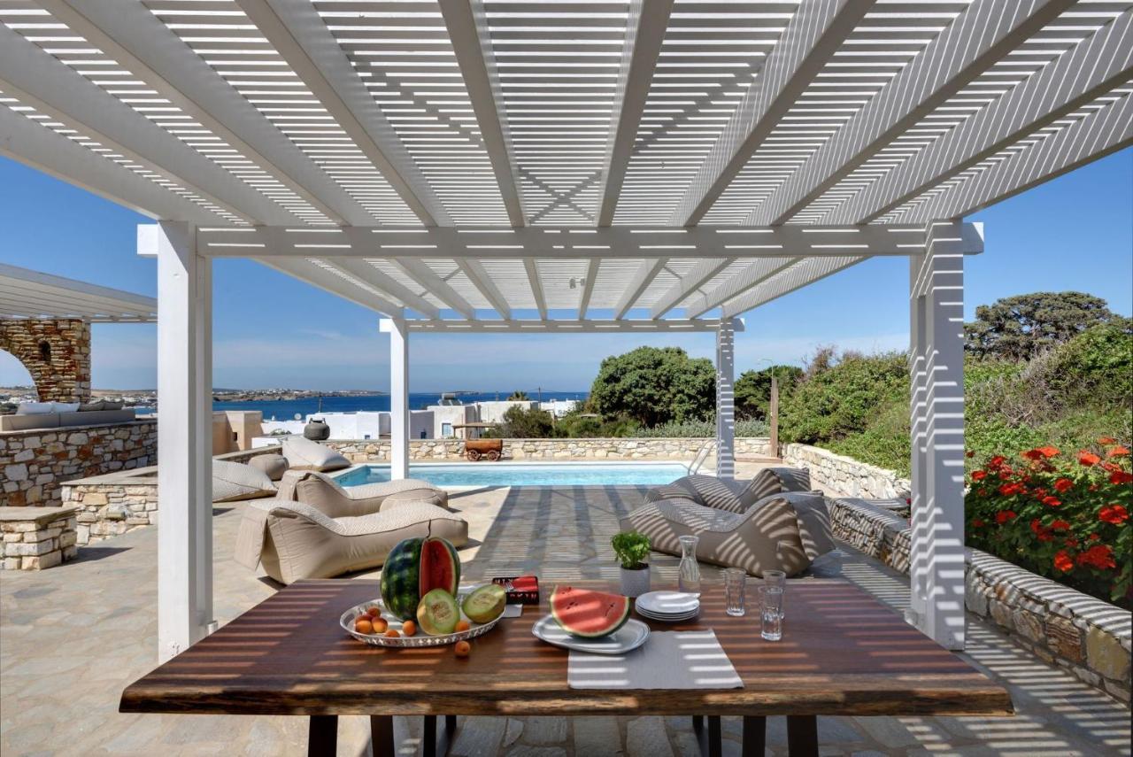 Executive Paros Villa - 4 Bedrooms - Villa Almyrikia Sunset - Stunning Sea Views And Private Pool - Ampelas Luaran gambar