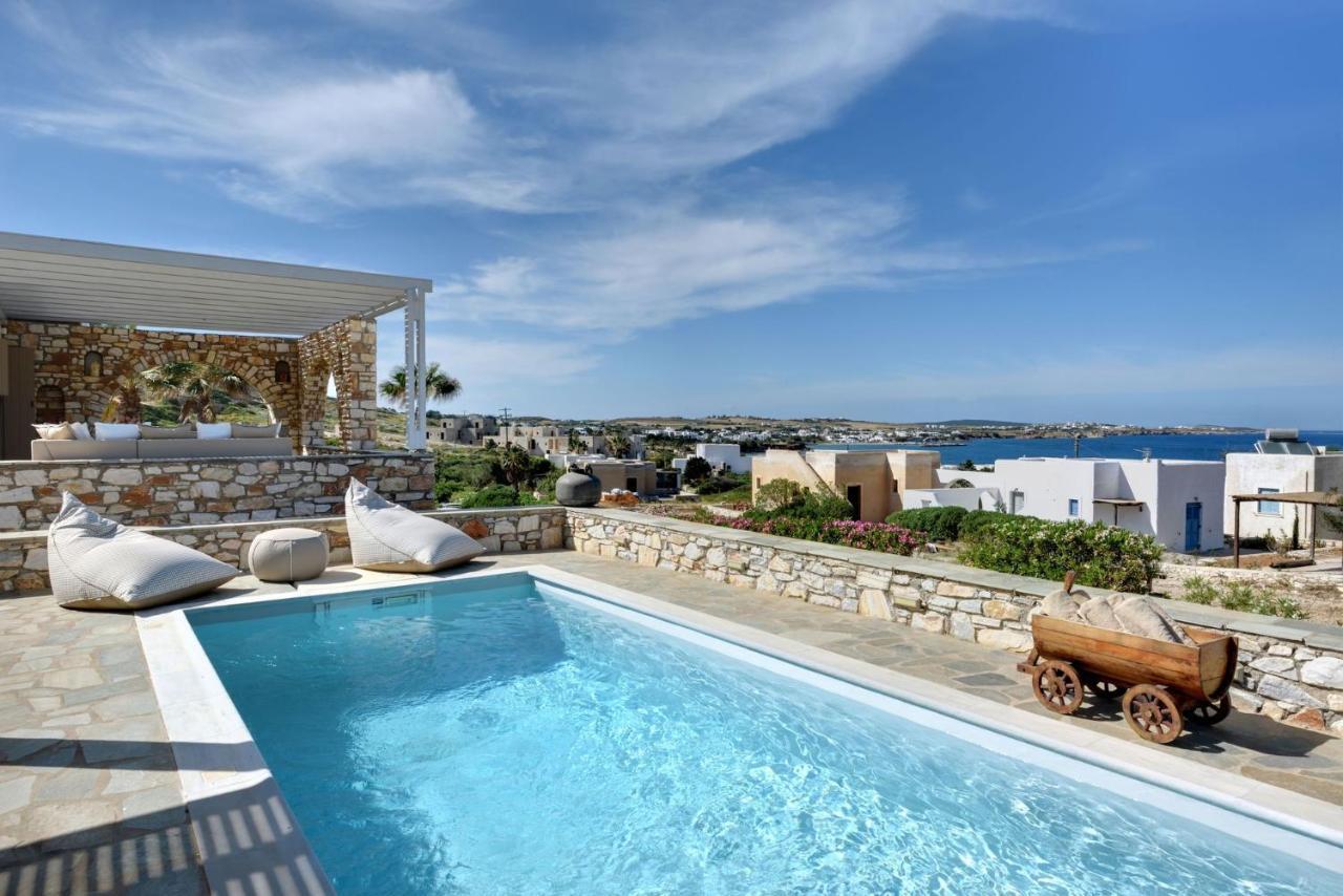 Executive Paros Villa - 4 Bedrooms - Villa Almyrikia Sunset - Stunning Sea Views And Private Pool - Ampelas Luaran gambar