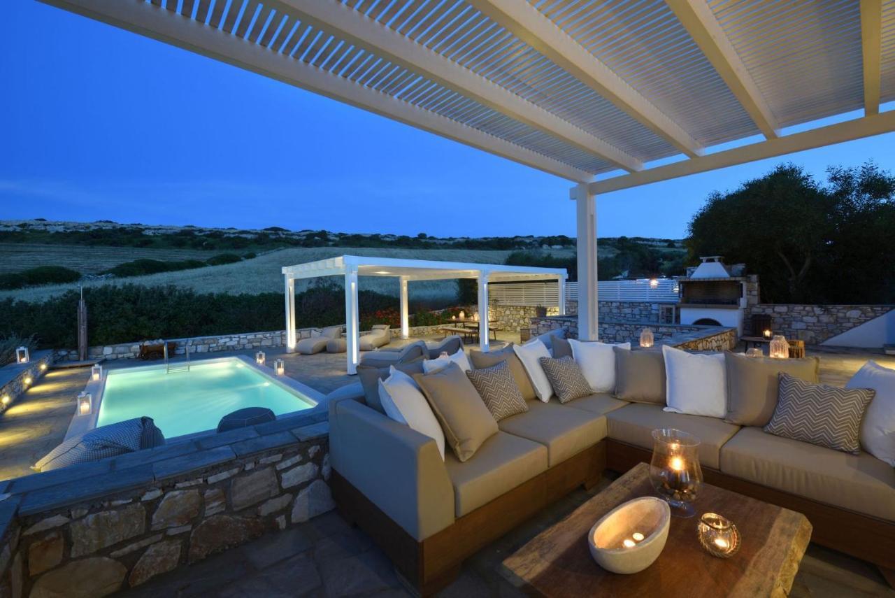 Executive Paros Villa - 4 Bedrooms - Villa Almyrikia Sunset - Stunning Sea Views And Private Pool - Ampelas Luaran gambar